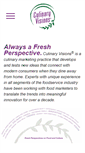 Mobile Screenshot of culinaryvisions.org